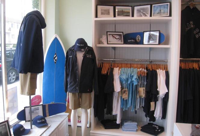 The Ocean Park pop-up shop at Double Shaka.